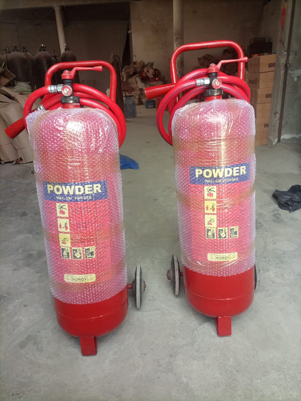 powder extenguisher